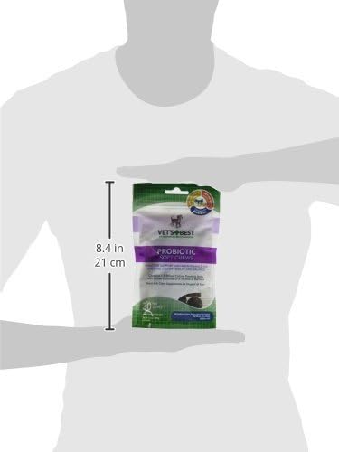 Vet's Best Probiotic Soft Chews Dog Supplement - Supports Dog Digestive Health - Promotes a Healthy Gut - 30 day supply