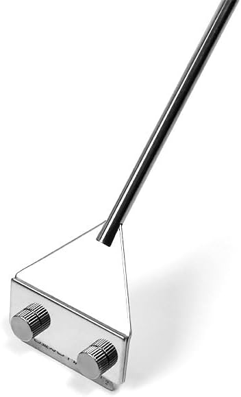 FRAKS 25.6 inch Extendable Stainless Steel Algae Scraper Aquariums Fish Tank Scraper Cleaner with 10pcs Blades