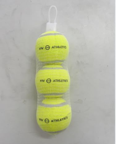 Glow in The Dark Tennis Balls for Dogs, Small-Medium Size, 3 Pack (Glow in The Dark)