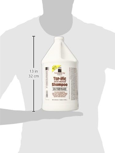 PPP Tar-ific Skin Relief Shampoo for Dogs - Soothe Hot Spots, Dryness, Flaking & Itching - Nourishes & Relieves Skin Issues - 1 Gallon