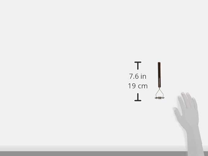 Mars Coat King Mini Dematting Undercoat Grooming Rake Stripper Tool and Detailing Body Work for Dogs and Cats, Stainless Steel with Wooden Handle, Made in Germany, 14-Blade Extra Fine