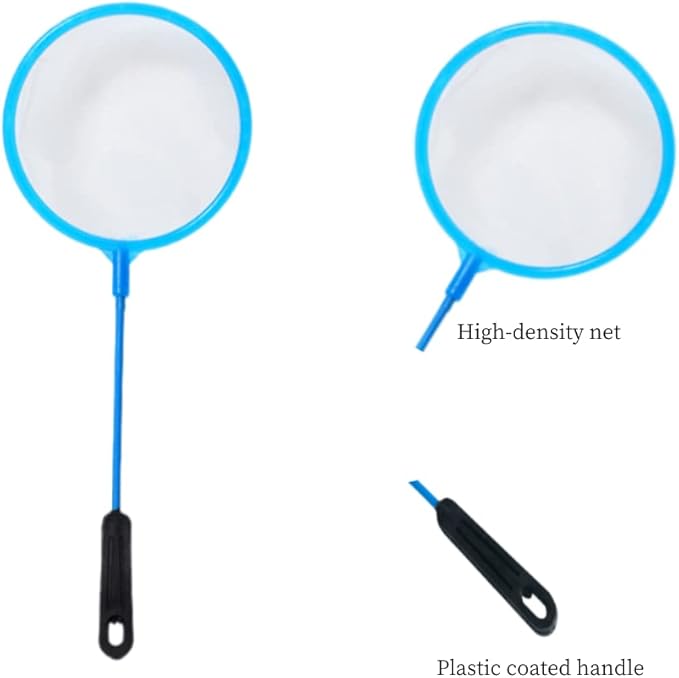 10pcs Aquarium Fish Net Cleaner Net Fish Tank Filter Nets High Density Mesh