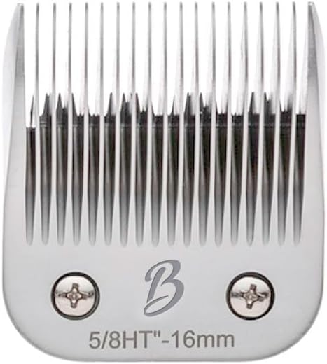 Detachable A Series 5/8 Blade Dog Grooming Cut Length 5/8" - 16mm Ideal for Large Trimming Areas Japanese Carbonized Steel Dog 16mm Replacement Blades | Compatible A5 Series(5/8HT)