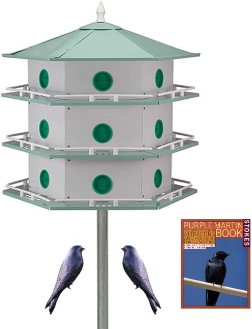 Heath 18-Room Deluxe Purple Martin House Package