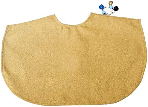 ISMARTEN Parrot Anti-Scratch Shoulder & Arm Protector, Multi-Functional Bird Diaper Flight Suits Pee Pads Diaper Poop Shawl for Cockatiel Parakeet Macaw Lovebirds Finches (Shoulder Protector-Yellow)