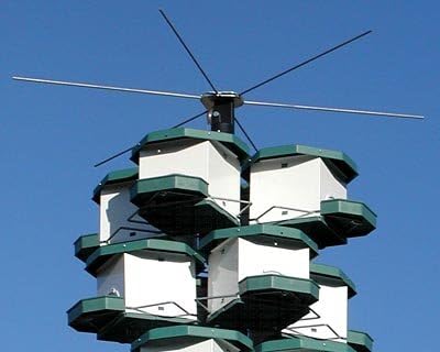 Heritage Farms Quad Pod Purple Martin House Package, 4 Pods