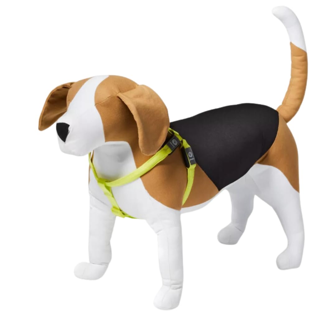 boots and barkley Large led Dog Harness Yellow