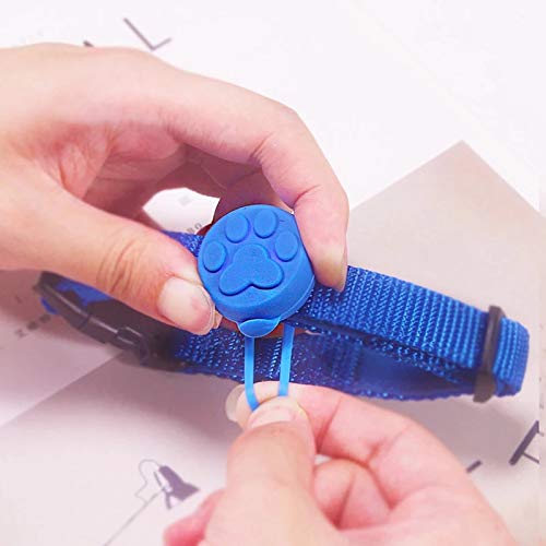 Avando Dog Collar Light, Dog Lights for Might Walking Waterproof Silicon LED Dog Collar Safety Night Walking Lights for Dog and Cat - Batteries Included (3 pcs)