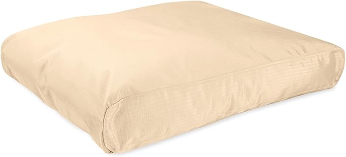 K9 Ballistics Tough Rectangle Pillow XL Dog Bed - Removable Cover, Washable, Durable & Water Resistant Dog Bed Made for X-Large Dogs 54"x38", Sandstone