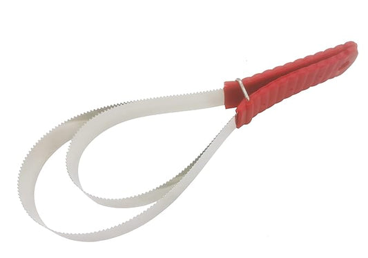 Shedding Blade Horse Brush Scraper Stainless Steel Shed Blade for Dogs (two loops)