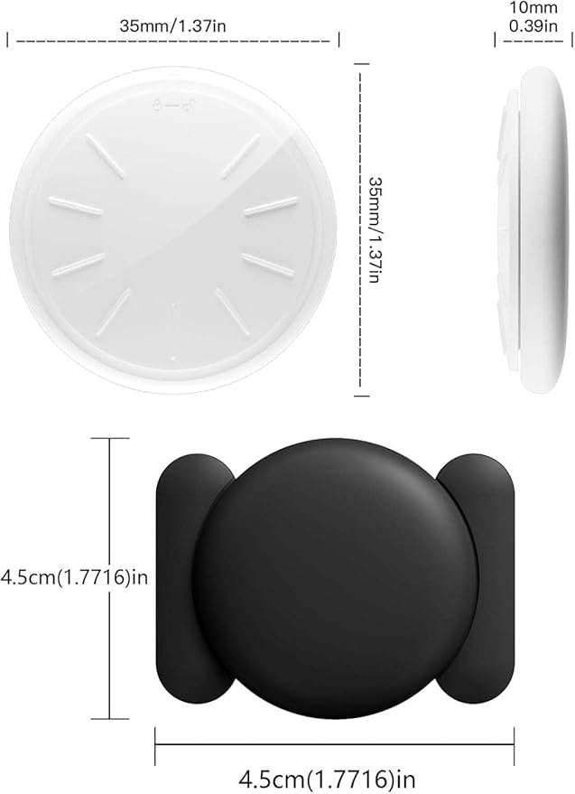 GPS Tracking Devices, 1PCS Tracker Device for Vehicles Work with Find My (iOS Only), Car Tracker Device Hidden with Magnetic Case, No Monthly Fee, GPS Tracker for Vehicles (Black)