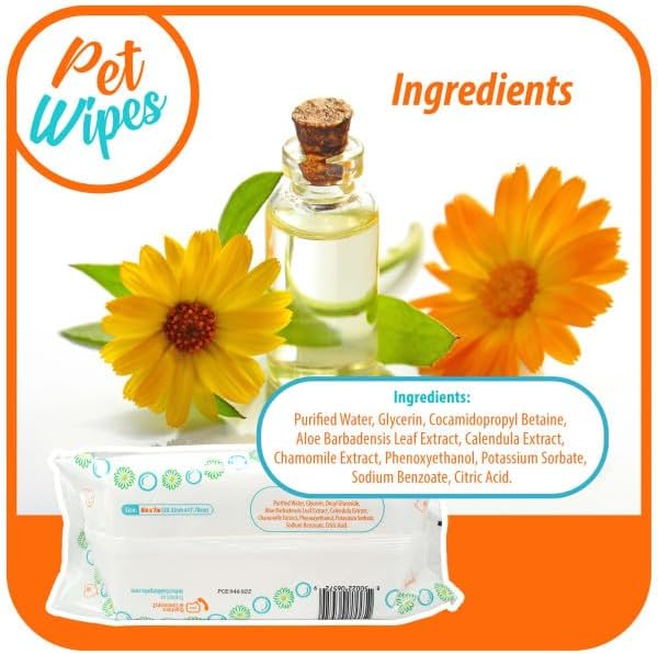 Txakur pet Wipes for Dogs and Cats Hypoallergenic Natural Products for Cleansing from Nose to Tail 100 Count 8x7in Wipes Perfect for Grooming and Cleaning Made in The USA Fragance-Free