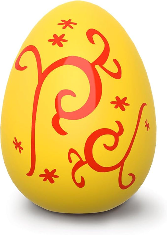 SCHITEC Squeaky Dog Toys for Aggressive Chewers, Tough Rubber Bouncy Balls for Boredom, Durable Pet Chew Toy Ball for Large Medium Breed Dogs (3.4 * 4.5inch)