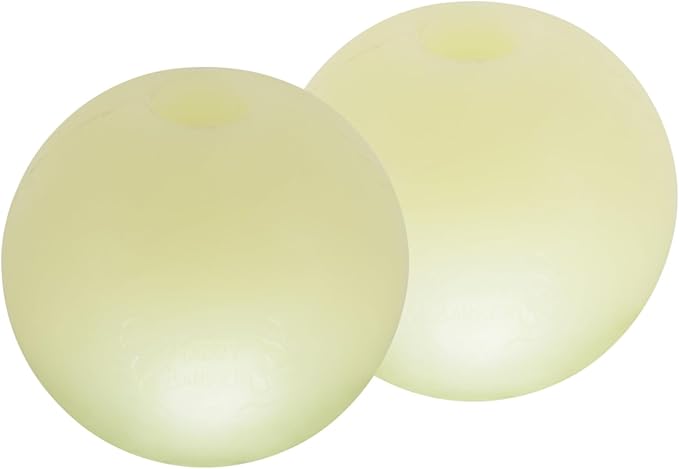 Harry Barker Glow Balls and Chew Stick, Rubber Bone for Dogs - 3" Glow Balls
