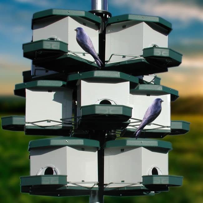Heritage Farms Quad Pod Purple Martin House Package, 3 Pods