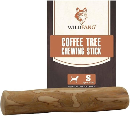 Wildfang® Coffee Wood Dog Chew, Small - Tough Chew Toys for Aggressive Chewers, Dog Teething Toys for Puppies, Training for Chewing Muscles, Coffee Tree Sticks for Small Dogs (22-33 lbs)