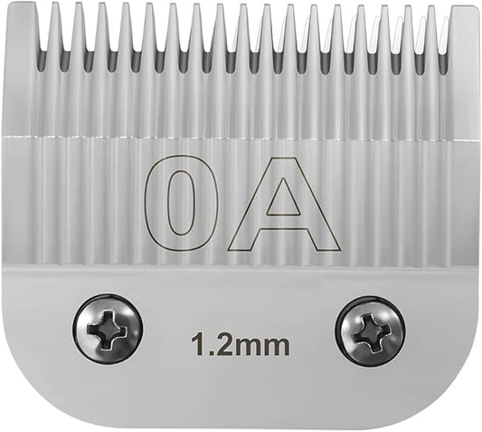 Professional Detachable Replacement Ceramic Blades set,compatible with oster Classic 76/Star-Teq/Power-Teq andi A*dis AGC,BDC,BGC,MBG Series Clippers (size 0A)