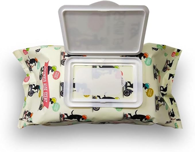 Pet Waste Bags and Wet Wipes Bundle, 270 Biodegradable Bags, 120 Aloe Vera Wipes