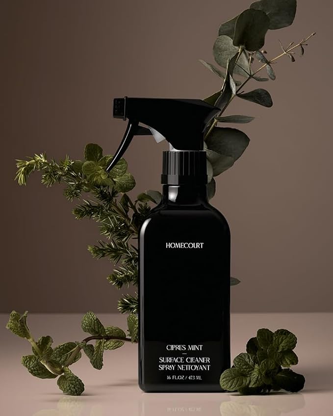 Homecourt All-Purpose Surface Cleaner Spray, Lifts Away Dirt, Smudges & Grease, For Bathroom, Kitchen & more, Clean Formula, Cipres Mint, 16 fl oz