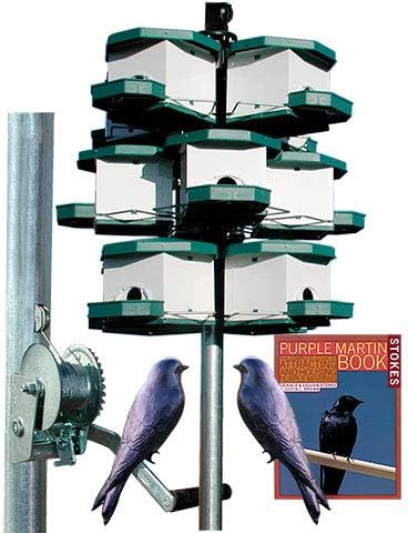 Heritage Farms Quad Pod Purple Martin House Package, 3 Pods