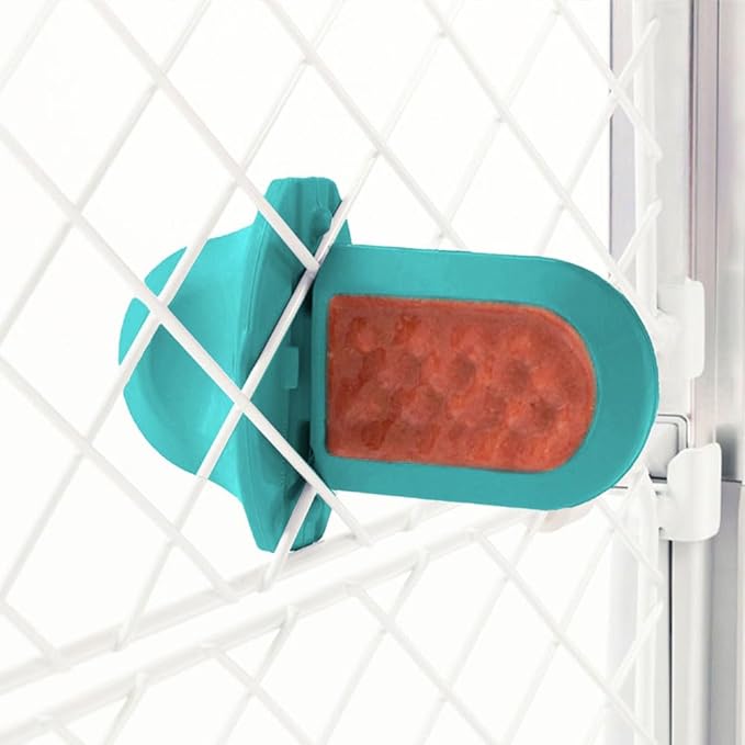 Diggs Groov Crate Training Aid for Puppies and Nervous Dogs – Calming Lick Mat for Crate Training & Separation – Puppy Enrichment Toy with Freezer Shell – BPA-Free – (Turquoise)
