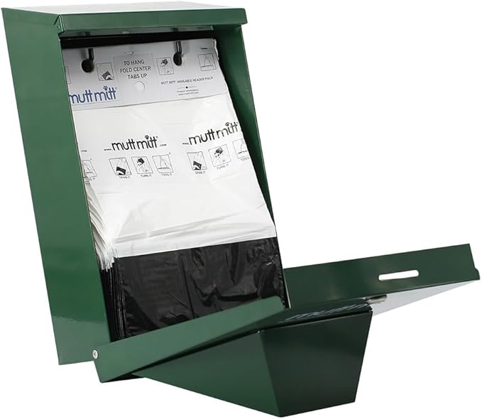 Mutt Mitt® 2-Ply Dog Waste Bags with Thick 2 Mil Mitten - 800 Dog Waste Bags on 8 Station Headers - No more "yuck" or "warm handshake"