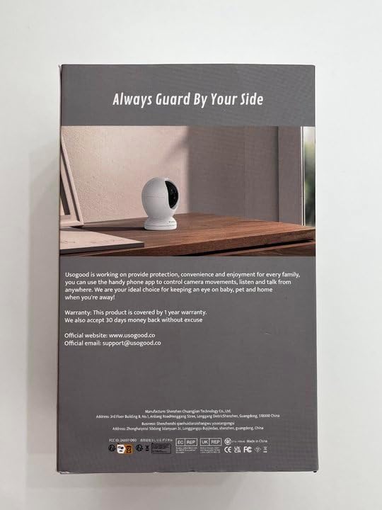 usogood 2.5K Indoor Camera for Home Security, 360°Pet Camera Indoor with Phone App,Support 5G/2.4Ghz Wifi,Dog Camera with Speaker, Auto Motion Tracking Detection,2-Way Audio,Works with Alexa,Best Gift