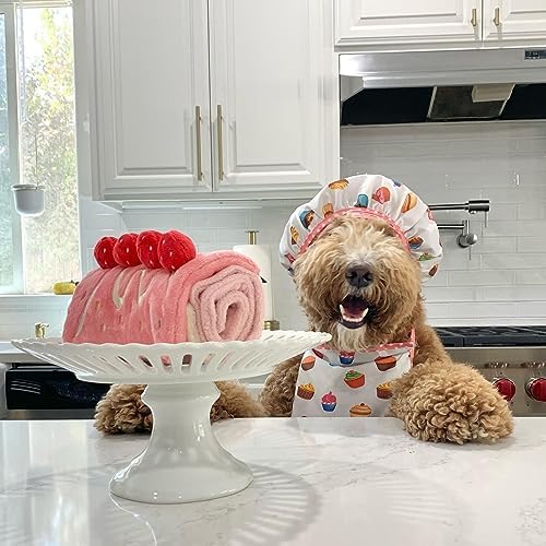 Dog Enrichment Toys, Dog Puzzle Interactive Toy, Puppy Birthday Cake Toy for Boredom and Stimulating, Slow Feeding Snuffle Mat Crinkle Gift for Small and Medium Dogs