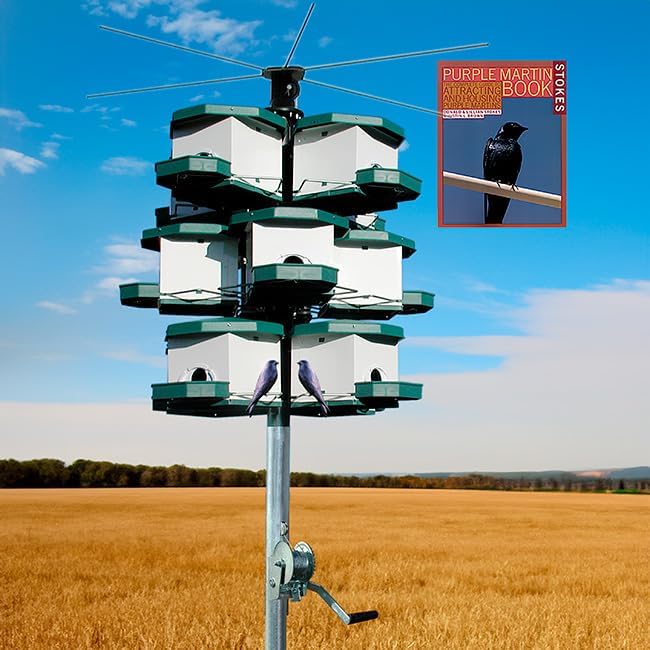 Heritage Farms Quad Pod Purple Martin House Package, 3 Pods