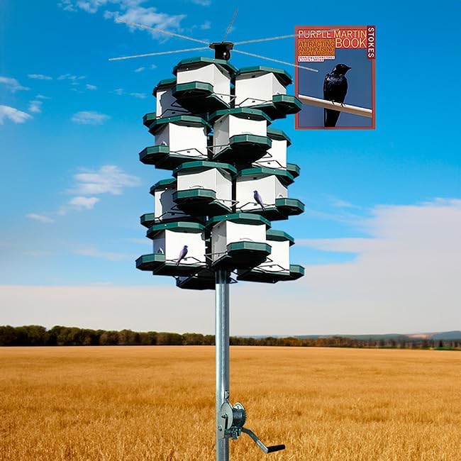 Heritage Farms Quad Pod Purple Martin House Package, 4 Pods