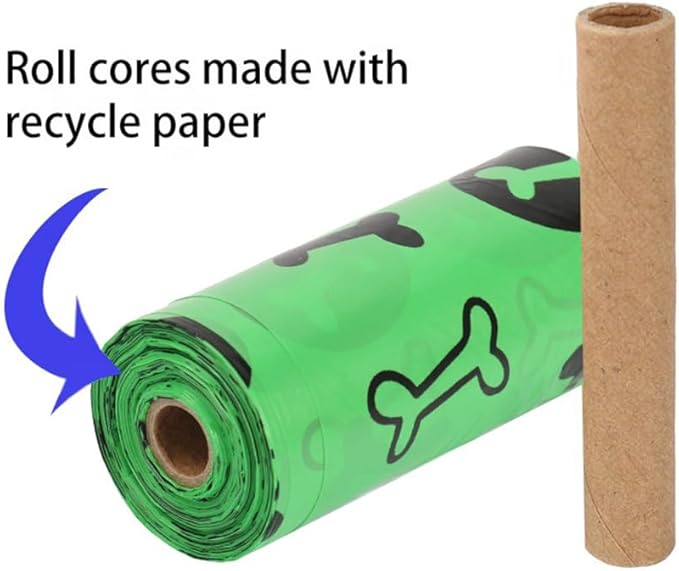 Pet Waste Bags and Wet Wipes Bundle, 270 Biodegradable Bags, 120 Aloe Vera Wipes