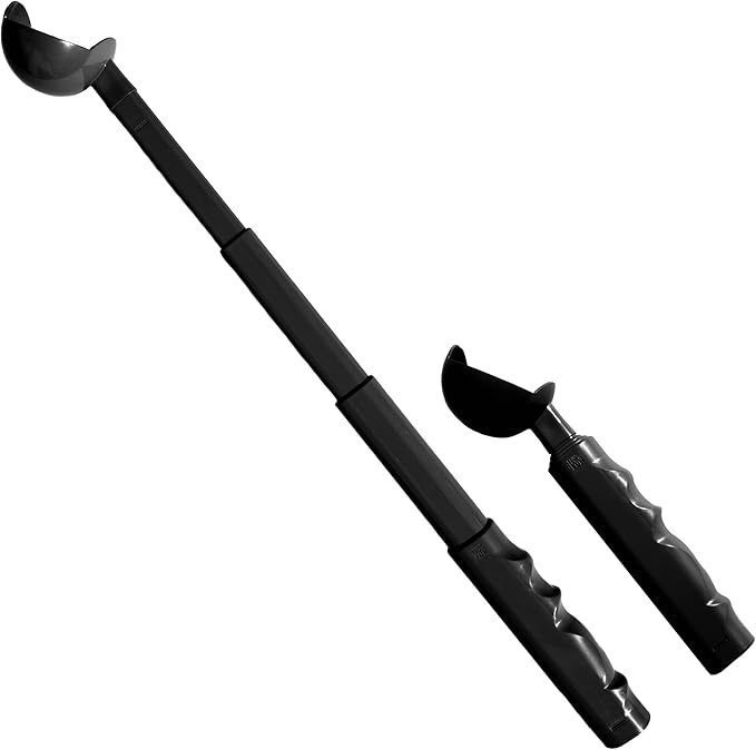 Kompact9 | Retractable Pocket-Sized Ball Launcher, Eco-Friendly & Portable Dog Fetch Toy, Made from Recycled Plastic, UK Designed, Fits Standard Tennis Balls Perfect Dog Exercise Equipment | Black