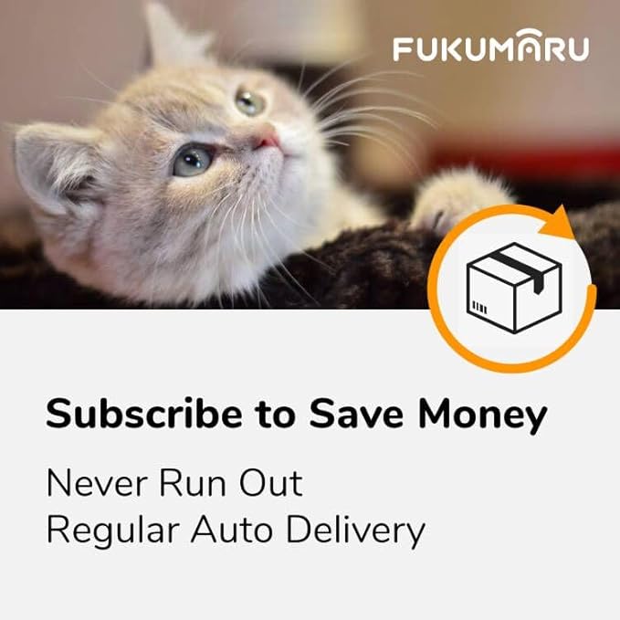 FUKUMARU Tofu Cat Litter, Strong Clumping Cat Litter Pellets, Effective Odor Control, Ultra Absorbent, Dust Free, Natural, Flushable, Lightweight, Low Tracking, White Tea, 6lb x 3 Bags