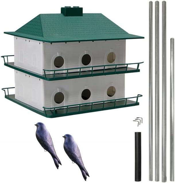 Heath 12-Room Two-Story Purple Martin House Package
