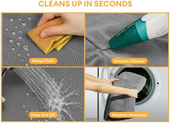 FUNNY FUZZY Dog Car Seat Cover for Back Seat, Waterproof, Scratchproof Car Seat Protector for Dogs Nonslip, Dog Back Seat Covers for Cars, Trucks and SUVs, Back Seat(18.1''W x 53''L×22" H)