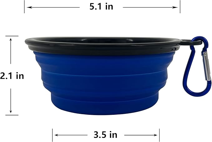 Collapsible Dog Bowl, 10 Pack, Portable, Safe, Reusable, Suitable for Indoor and Outdoor Activities