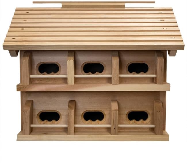 Heath Cedar Crescent Entry Purple Martin House Package