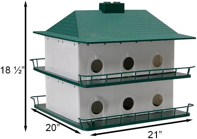 Heath 12-Room Two-Story Purple Martin House Package