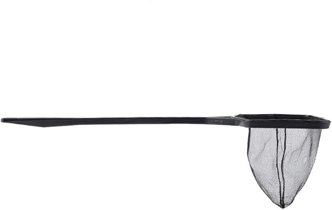 FTVOGUE Fishing Net Lightweight Nylon Net and Anti-Slip Handle for Aquarium Fish (S)