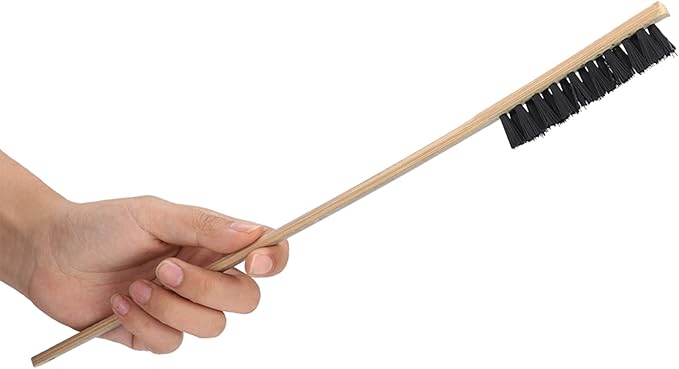 3pcs Bird Cage Cleaner Brush, Wooden Birdcage Brush, Long Handle Bird Cage Brush Suitable for Cleaning The Bird Cage and Grooves or Narrow Gaps