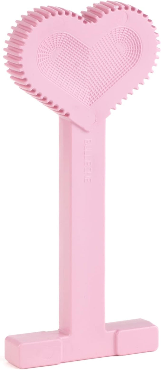 Bullibone Nylon Dog Chew Toy Nylon Bone - Improves Dental Hygiene, Easy to Grip Bottom, and Permeated with Flavor (Peppermint, Large - Single)