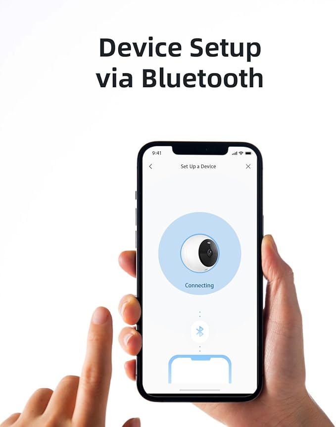 Noorio B211 Security Camera Indoor Outdoor Wireless 2K+ Bluetooth Camera for Home Security, Motion Activated Security Camera Spotlight Color Night Vision 16GB Local Storage Work with Alexa Magntic