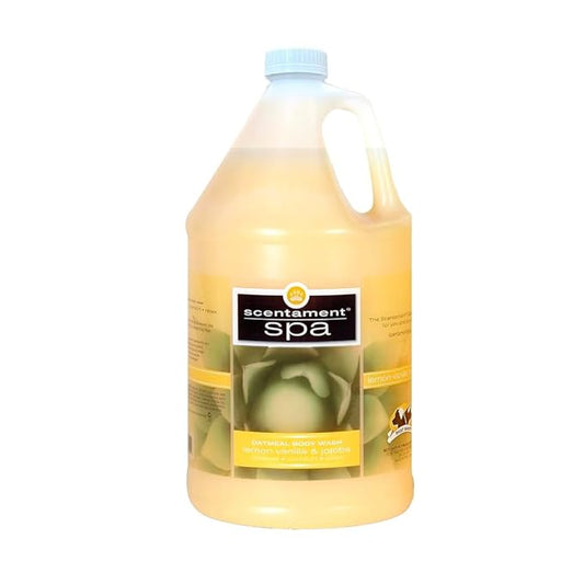 Best Shot Scentament Spa Oatmeal Body Wash, Lemon Vanilla, 1 Gallon