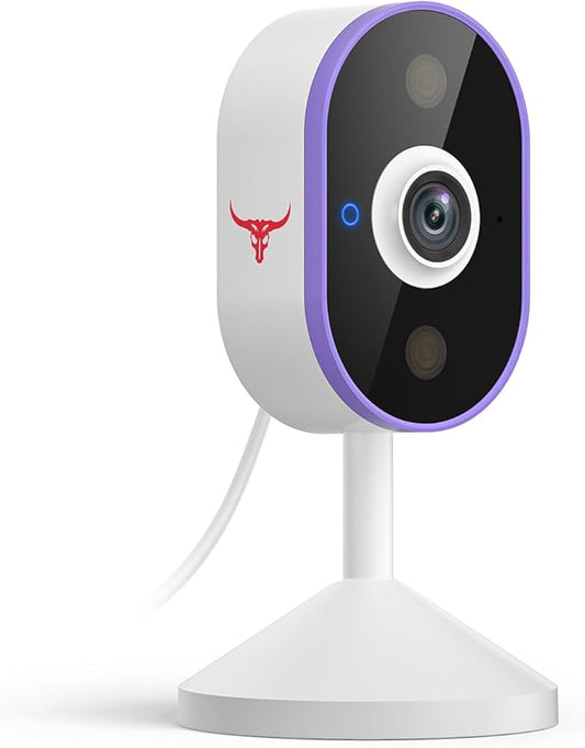 Indoor Surveillance Home Security Camera, 2-Way Audio, Night Vision, Smart AI Human Detection, App Control, Cloud Storage (Sold Separately), Dual-Band 2.4G/ 5G Wi-Fi