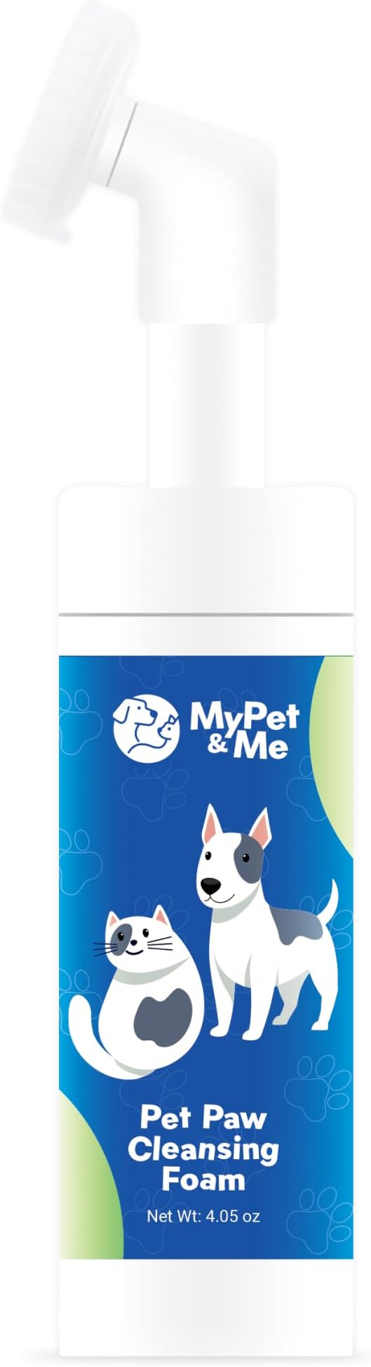 My Pet & Me Dog Paw Cleaner - Foaming Cleanser for Easy Paw Cleaning - No-Rinse Dog Paw Washer - Gentle Foot Cleaner for Dogs - Paw Wash for Small & Large Dogs - 4.05 oz