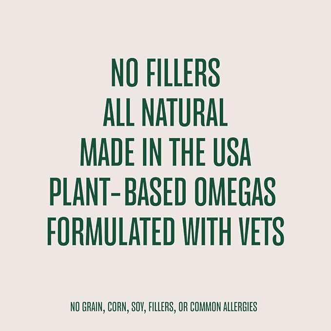 WagWell Ahiflower Omega Oil - Vet-Formulated Skin, Coat, Hip and Joint Supplement for Dogs - Plant-Based Omega 3, 6 and 9 Supplement - Natural Non-GMO Dog Omega Oil, 8 fl.oz. Pump Bottle