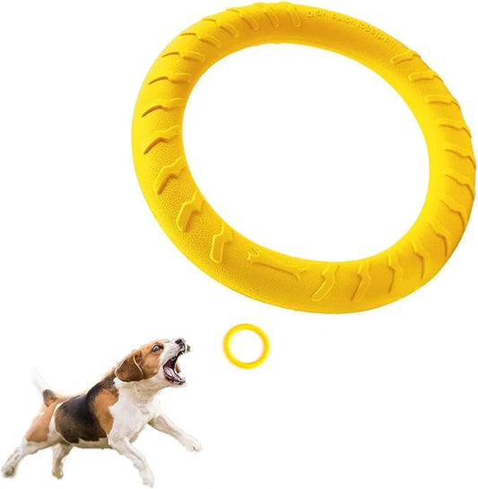 Dog Flying Disc,Floating Dog Ring Toys, Indestructible Dog Chew Toys for Small Chewers Dog Toys for Pool,Float Durable Outdoor &Indoor Puppy Toy for Throwing,Catching,Swimming,Training