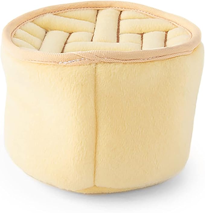 ZippyPaws Burrow- Interactive Dog & Puppy Toys for Boredom, Stimulating Pet Products to Keep Them Busy, Hide & Seek Plush Dog Puzzles, Enrichment Squeaky Toy, for Small & Medium Dogs- Soup Dumplings