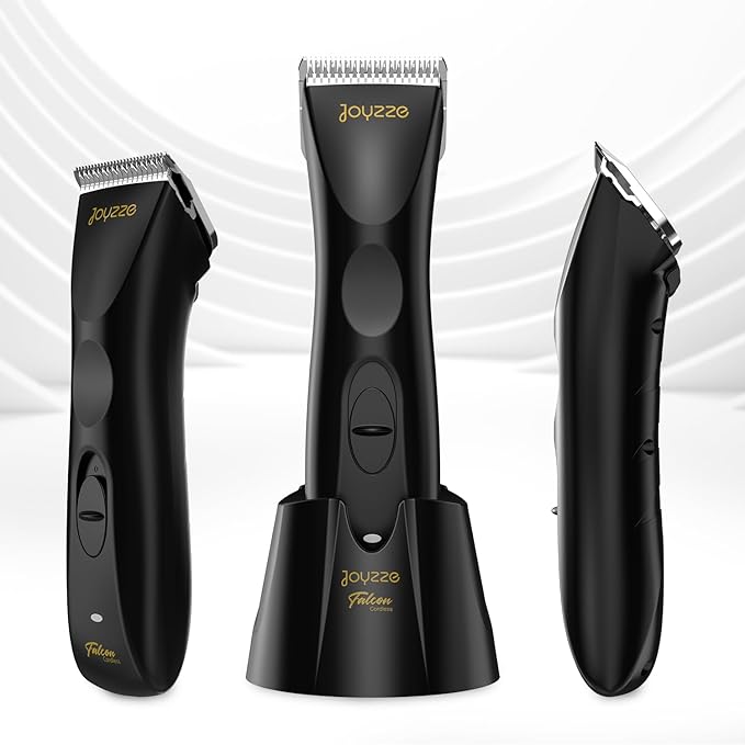 Falcon Cordless Clipper 2 Speed - Professional Grooming with Precision, Power, Low Noise, Dog Clippers for Grooming (Falcon Black)