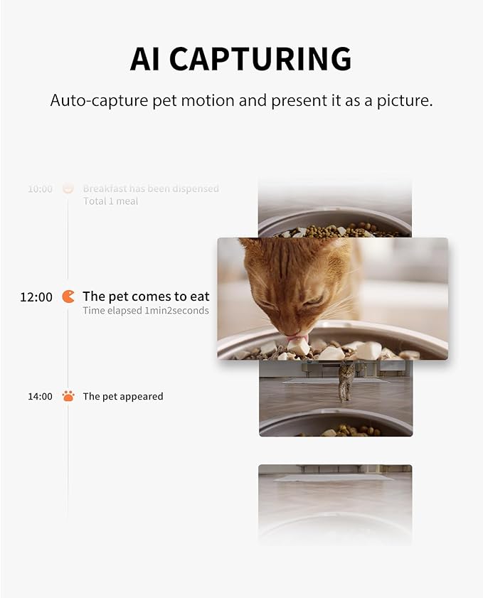 PETKIT EVERSWEET MAX Cordless Cat Water Fountain & Automatic Pet Feeder with Camera, 105 fl oz/3L Pet Water Fountain for Cats Dogs Inside, 2.4G WiFi Cat Dog Feeder